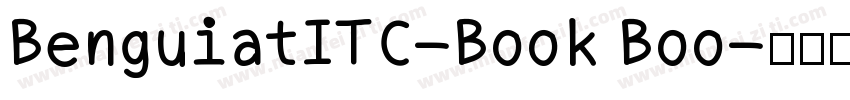BenguiatITC-Book Boo字体转换